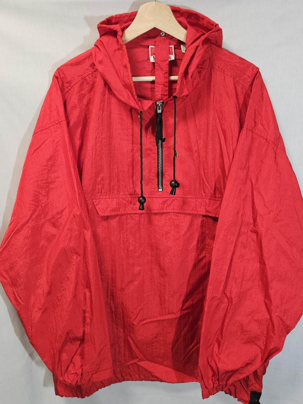 Marlboro Unlimited Red Vintage Lightweight Packable Windbreaker SZ L